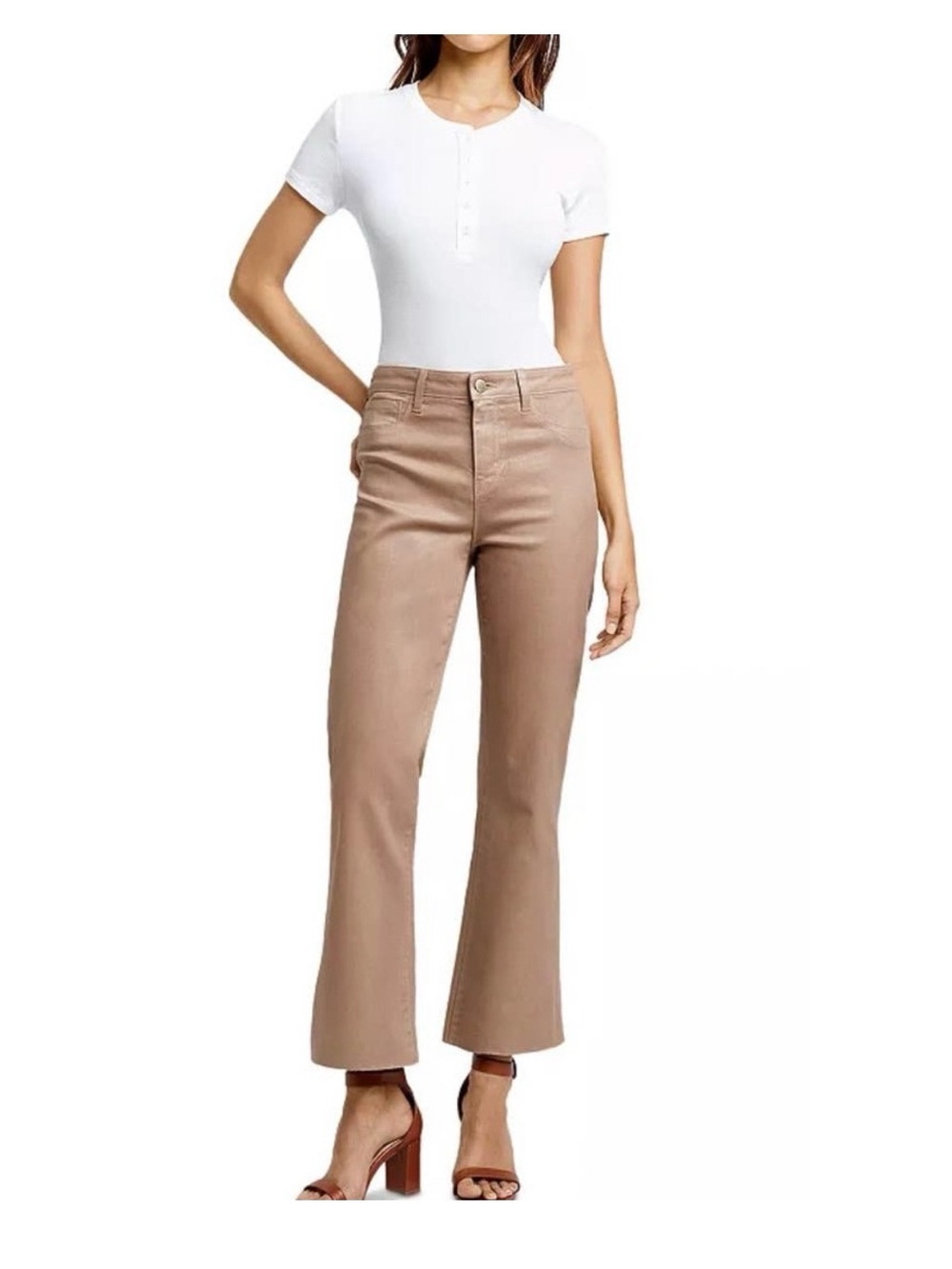 L'AGENCE coated pant